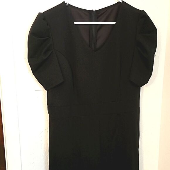 Black Short Sleeve Jumpsuit, Size XL,  NWOT - Picture 2 of 13